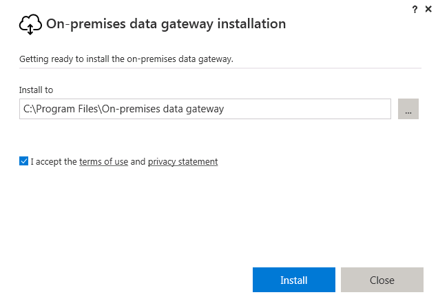 Azure Installation Path