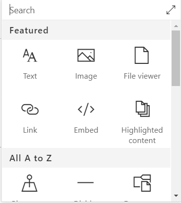 Add a new webpart original