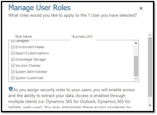 Commond Data Service Permission Management