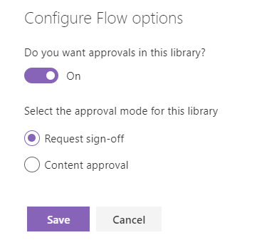 Configure Microsoft Flows