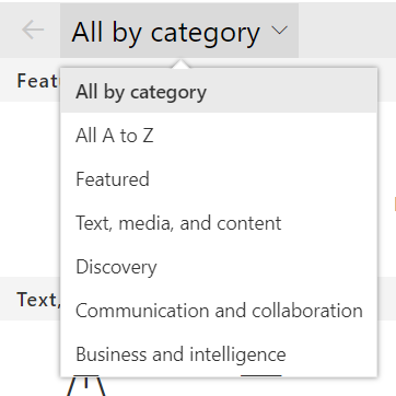 Filter by Category Web Part