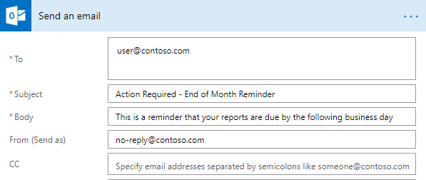 Not authorized to send using Delegate send as account workflow action