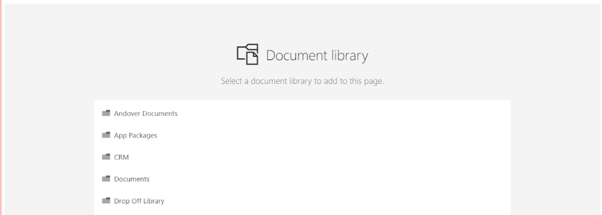 Add New Document Library 