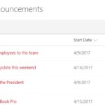 SharePoint List View Modern Web Part - Microsoft Office 365