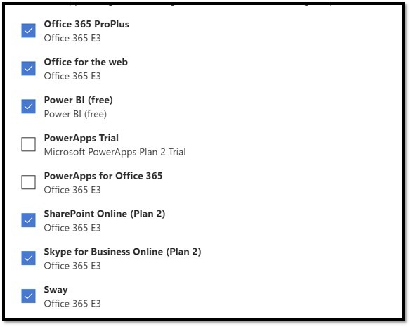 Office 365 License Management
